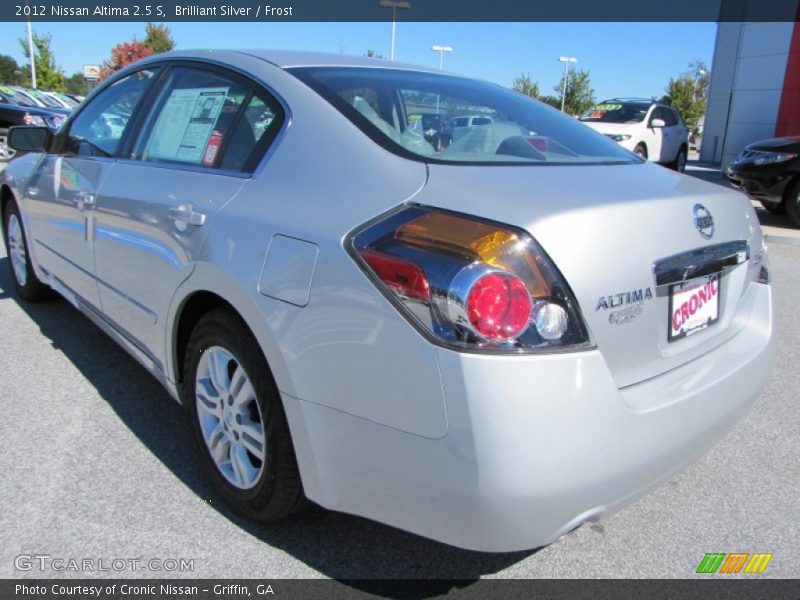 Brilliant Silver / Frost 2012 Nissan Altima 2.5 S