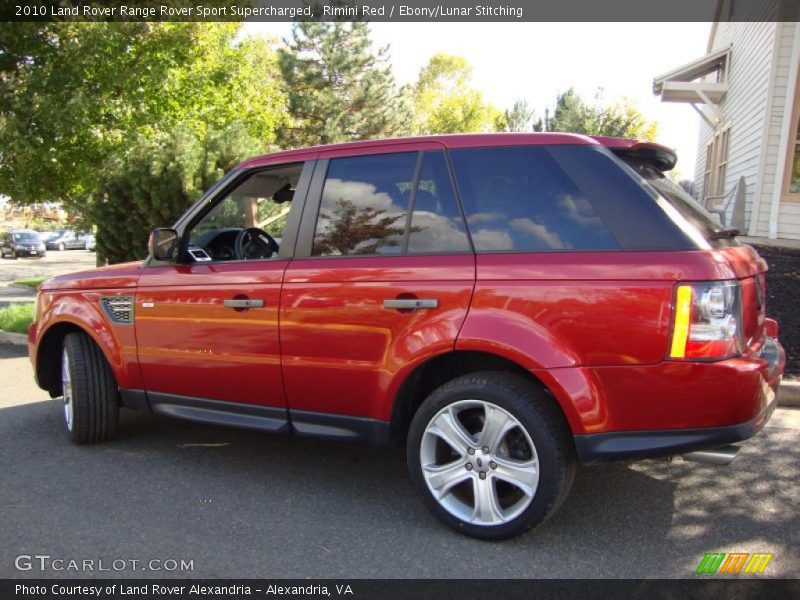 Rimini Red / Ebony/Lunar Stitching 2010 Land Rover Range Rover Sport Supercharged