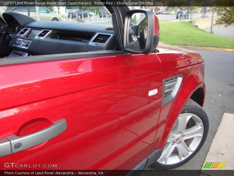 Rimini Red / Ebony/Lunar Stitching 2010 Land Rover Range Rover Sport Supercharged