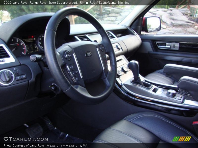 Rimini Red / Ebony/Lunar Stitching 2010 Land Rover Range Rover Sport Supercharged