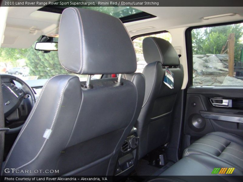 Rimini Red / Ebony/Lunar Stitching 2010 Land Rover Range Rover Sport Supercharged
