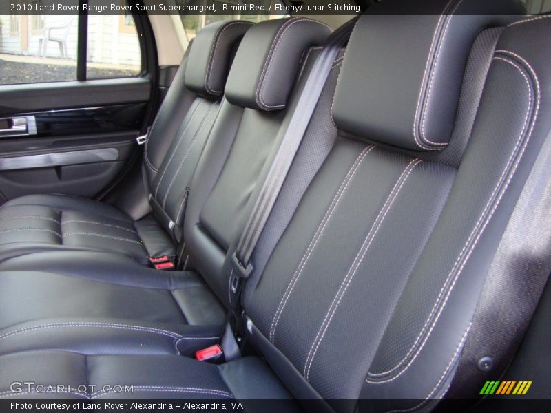 Rimini Red / Ebony/Lunar Stitching 2010 Land Rover Range Rover Sport Supercharged