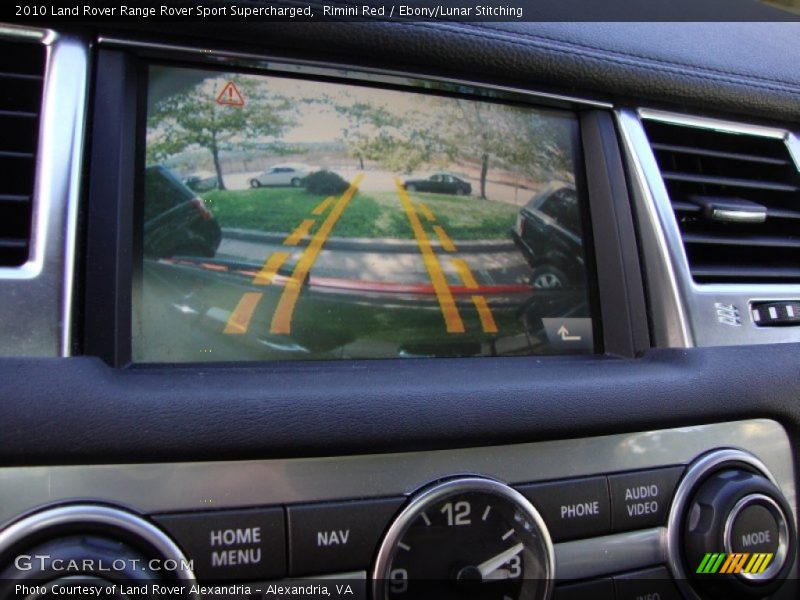 Rimini Red / Ebony/Lunar Stitching 2010 Land Rover Range Rover Sport Supercharged