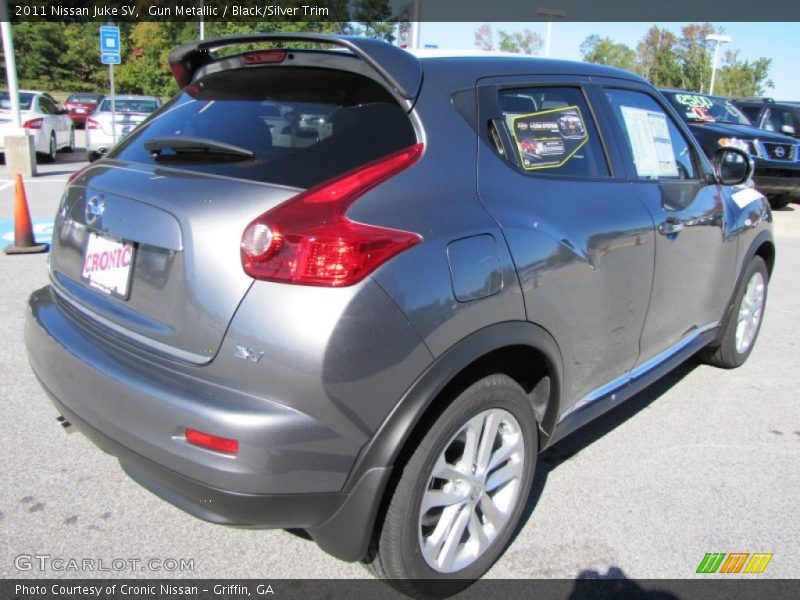 Gun Metallic / Black/Silver Trim 2011 Nissan Juke SV