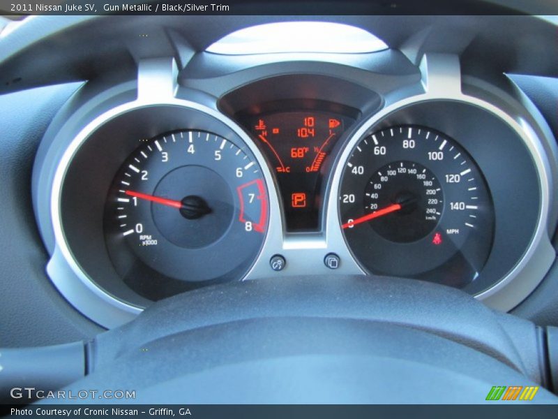 Gun Metallic / Black/Silver Trim 2011 Nissan Juke SV