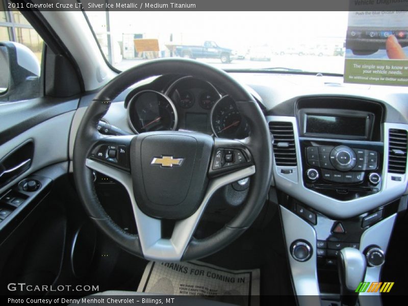 Silver Ice Metallic / Medium Titanium 2011 Chevrolet Cruze LT