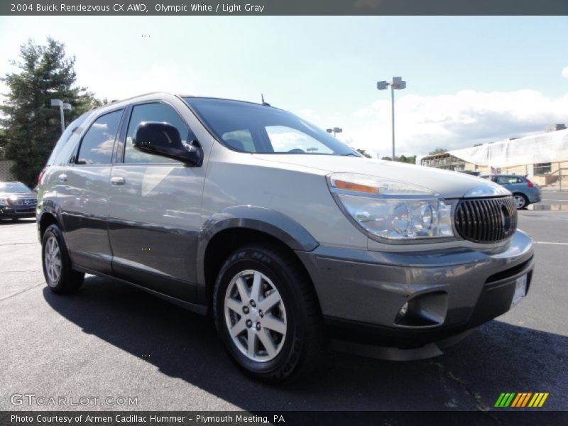 Olympic White / Light Gray 2004 Buick Rendezvous CX AWD