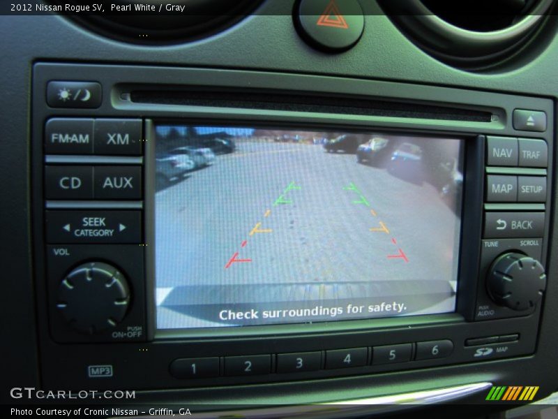 Pearl White / Gray 2012 Nissan Rogue SV