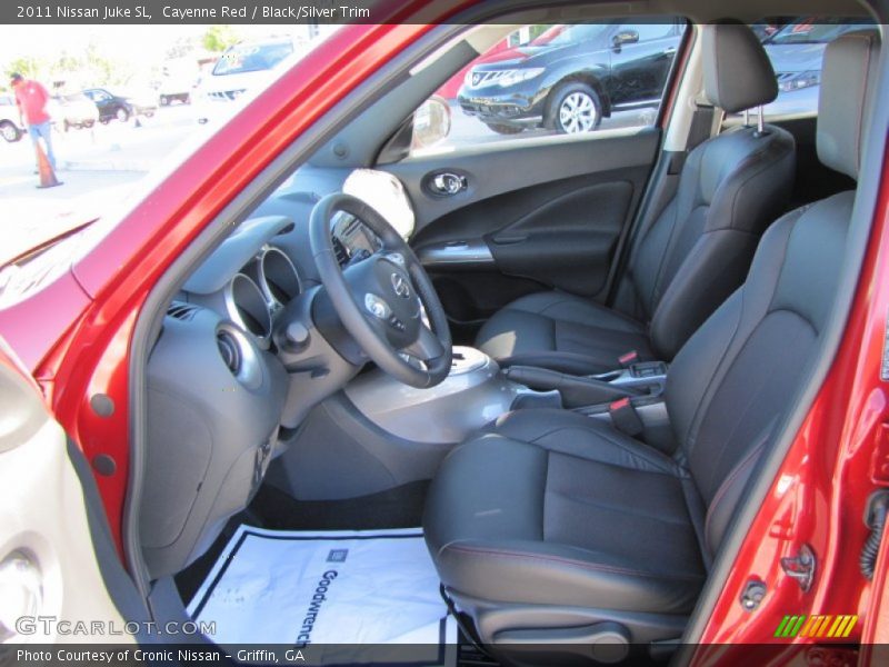 Cayenne Red / Black/Silver Trim 2011 Nissan Juke SL