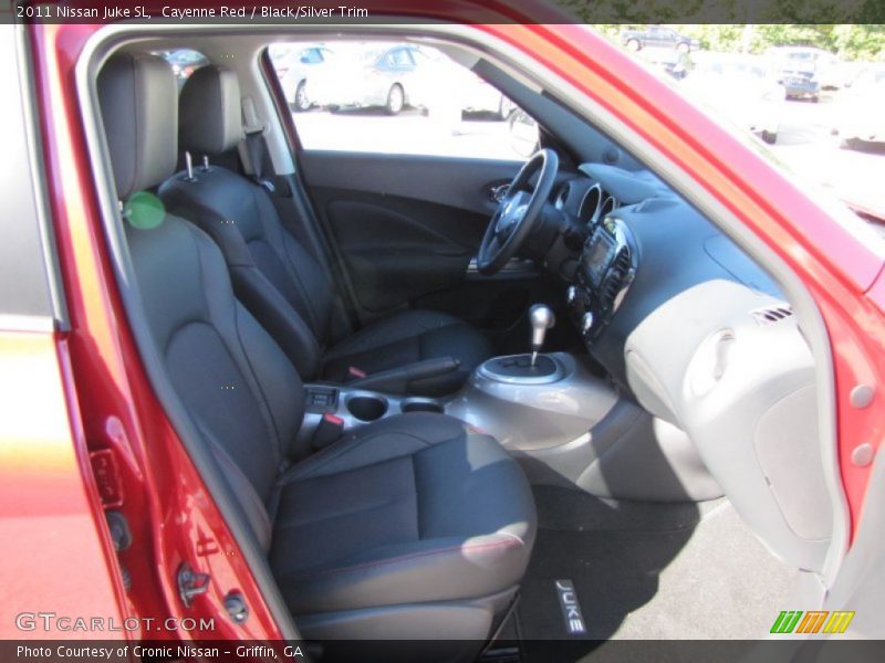 Cayenne Red / Black/Silver Trim 2011 Nissan Juke SL