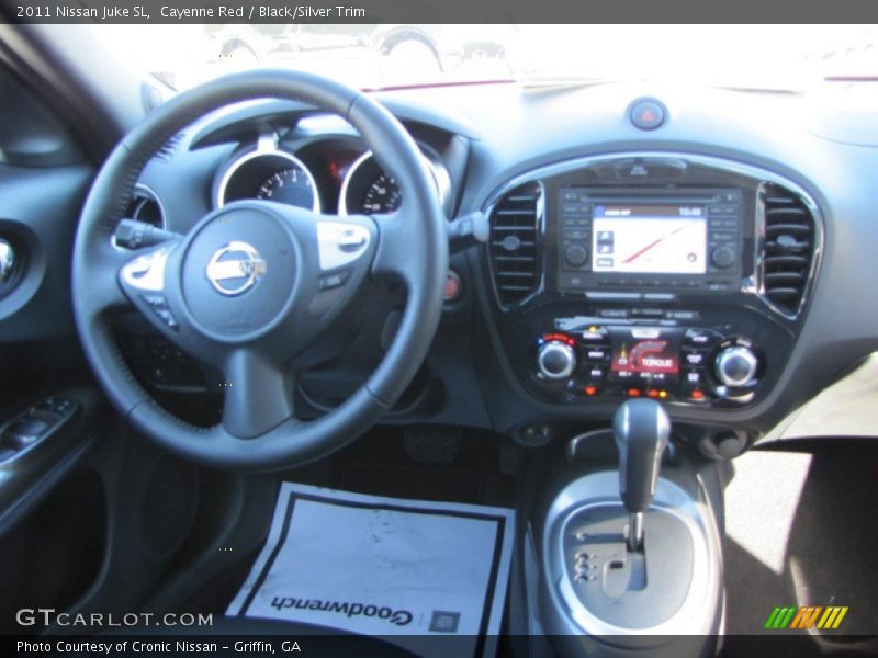 Cayenne Red / Black/Silver Trim 2011 Nissan Juke SL