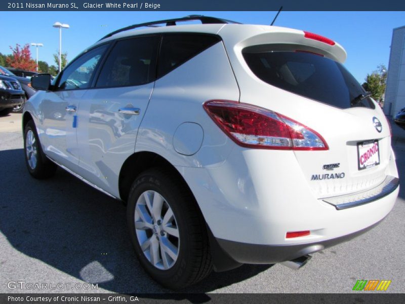 Glacier White Pearl / Beige 2011 Nissan Murano SL