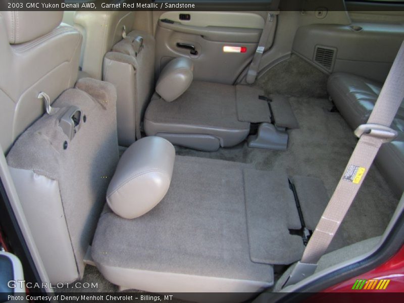 Garnet Red Metallic / Sandstone 2003 GMC Yukon Denali AWD