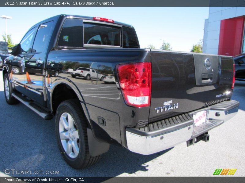 Galaxy Black / Charcoal 2012 Nissan Titan SL Crew Cab 4x4