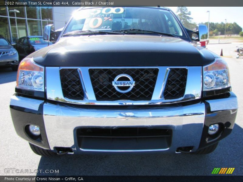 Galaxy Black / Charcoal 2012 Nissan Titan SL Crew Cab 4x4