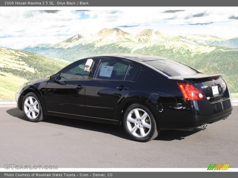 Onyx Black / Black 2006 Nissan Maxima 3.5 SE