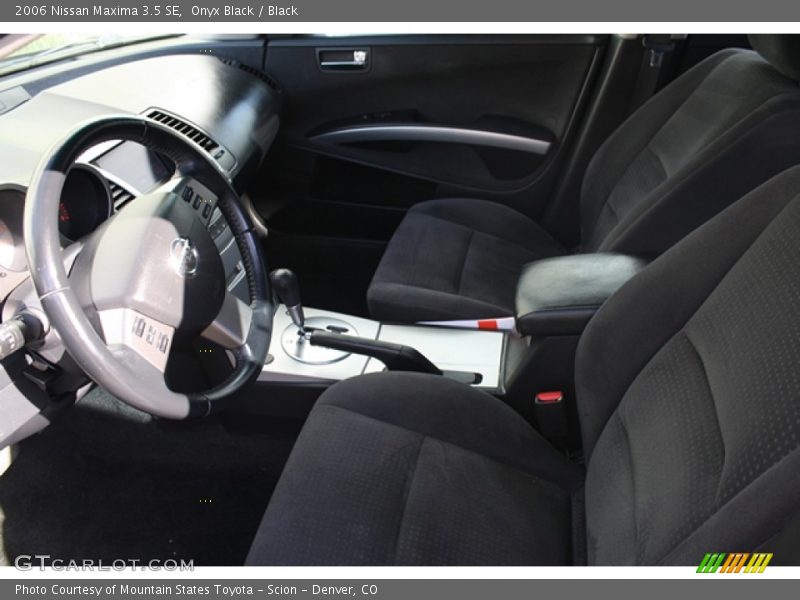 Onyx Black / Black 2006 Nissan Maxima 3.5 SE