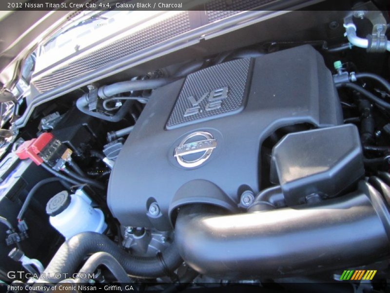 2012 Titan SL Crew Cab 4x4 Engine - 5.6 Liter Flex-Fuel DOHC 32-Valve CVTCS V8