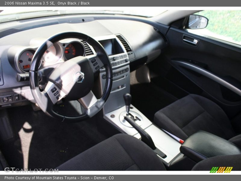 Onyx Black / Black 2006 Nissan Maxima 3.5 SE