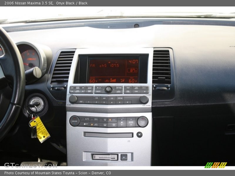 Onyx Black / Black 2006 Nissan Maxima 3.5 SE