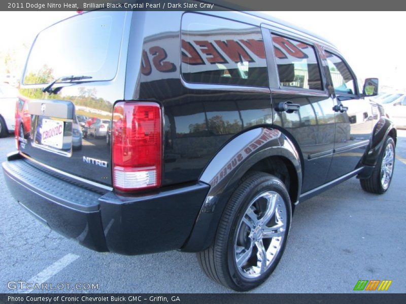 Brilliant Black Crystal Pearl / Dark Slate Gray 2011 Dodge Nitro Heat