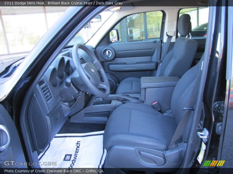 Brilliant Black Crystal Pearl / Dark Slate Gray 2011 Dodge Nitro Heat