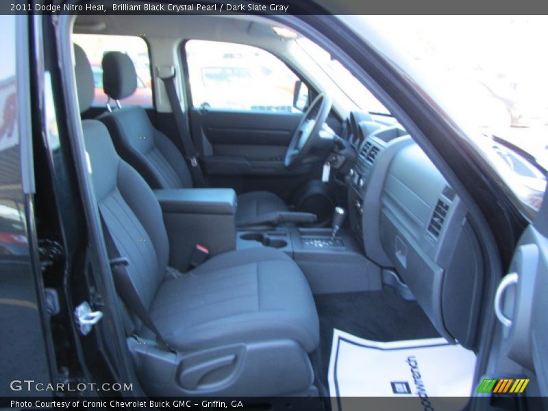 Brilliant Black Crystal Pearl / Dark Slate Gray 2011 Dodge Nitro Heat