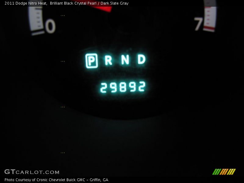 Brilliant Black Crystal Pearl / Dark Slate Gray 2011 Dodge Nitro Heat