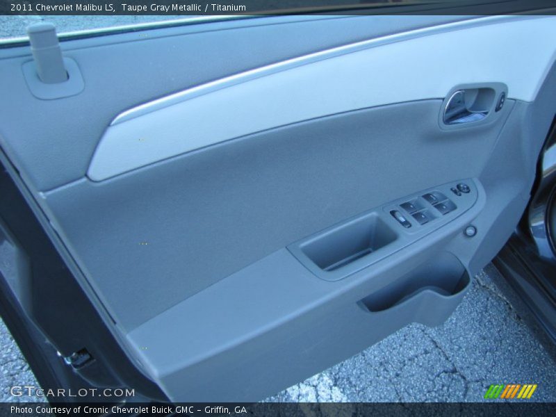 Taupe Gray Metallic / Titanium 2011 Chevrolet Malibu LS