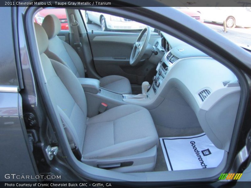 Taupe Gray Metallic / Titanium 2011 Chevrolet Malibu LS