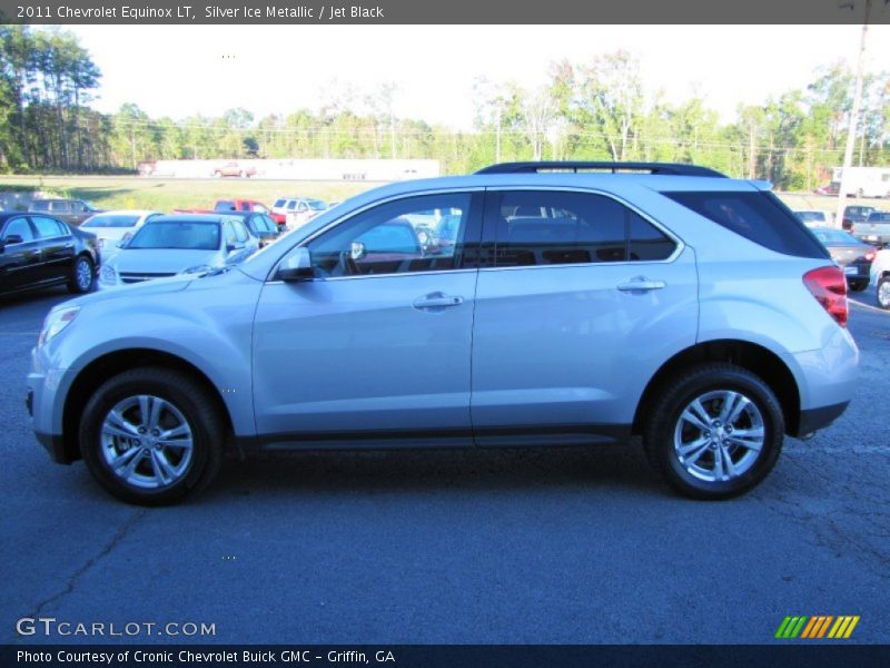 Silver Ice Metallic / Jet Black 2011 Chevrolet Equinox LT
