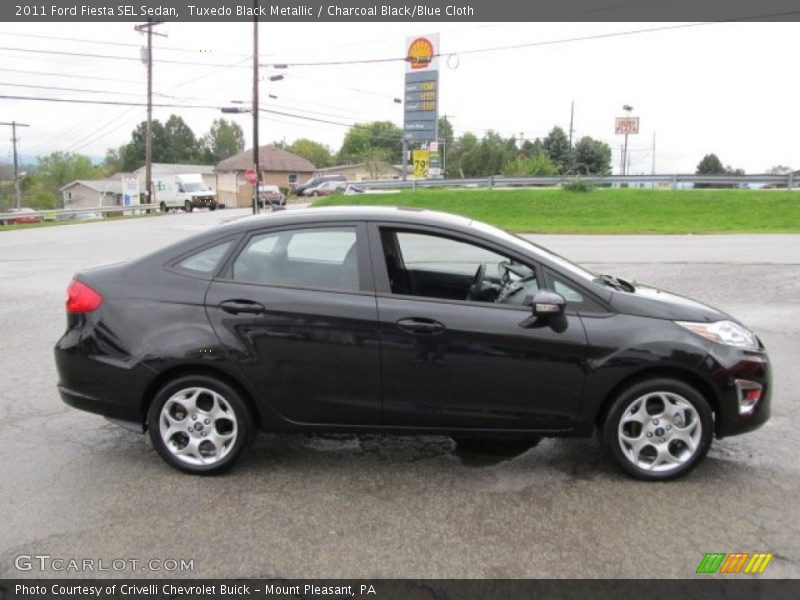  2011 Fiesta SEL Sedan Tuxedo Black Metallic