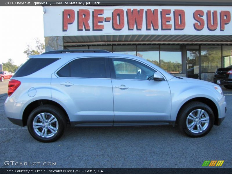 Silver Ice Metallic / Jet Black 2011 Chevrolet Equinox LT