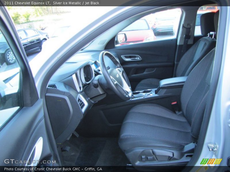 Silver Ice Metallic / Jet Black 2011 Chevrolet Equinox LT