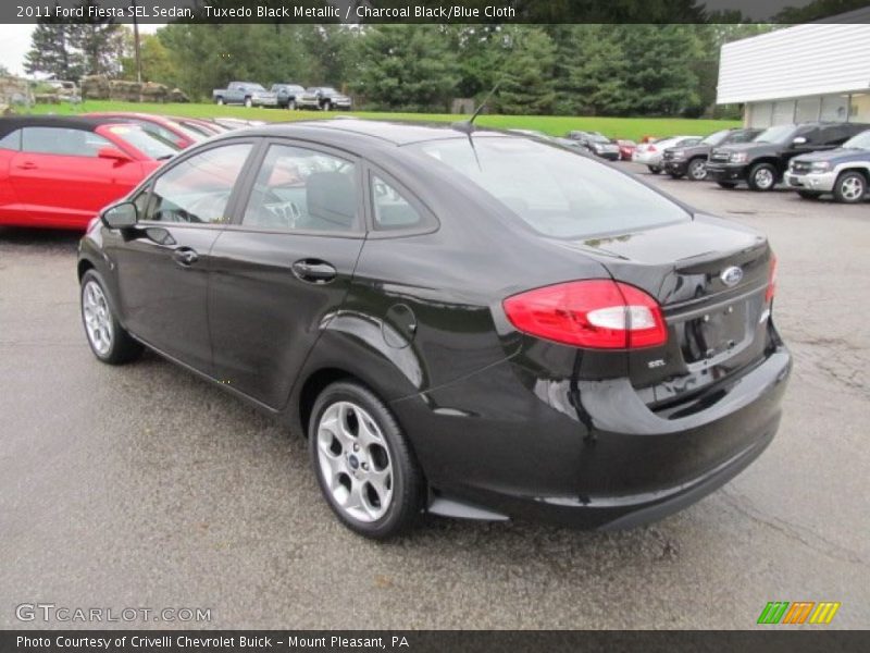  2011 Fiesta SEL Sedan Tuxedo Black Metallic