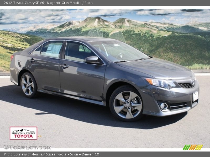 Magnetic Gray Metallic / Black 2012 Toyota Camry SE V6