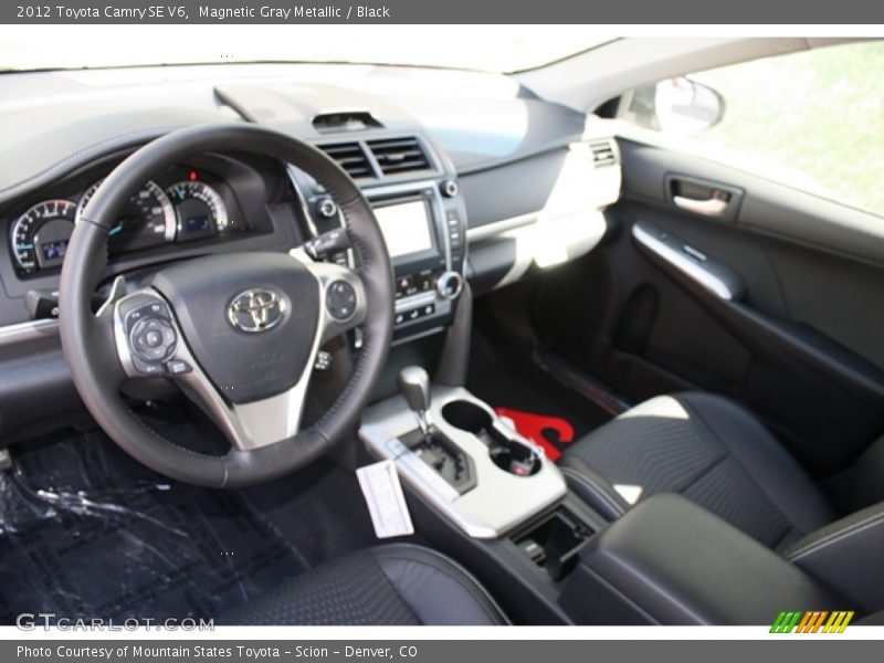 Magnetic Gray Metallic / Black 2012 Toyota Camry SE V6