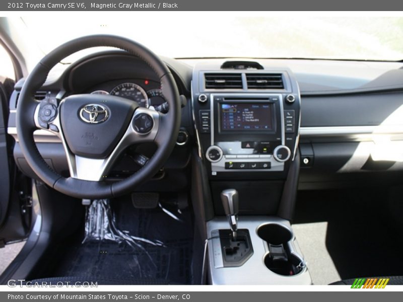 Magnetic Gray Metallic / Black 2012 Toyota Camry SE V6