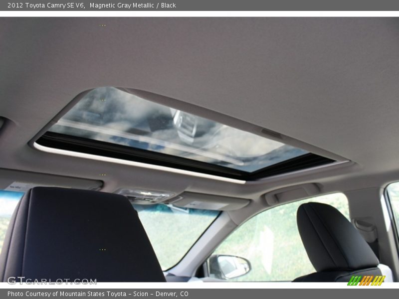 Sunroof of 2012 Camry SE V6