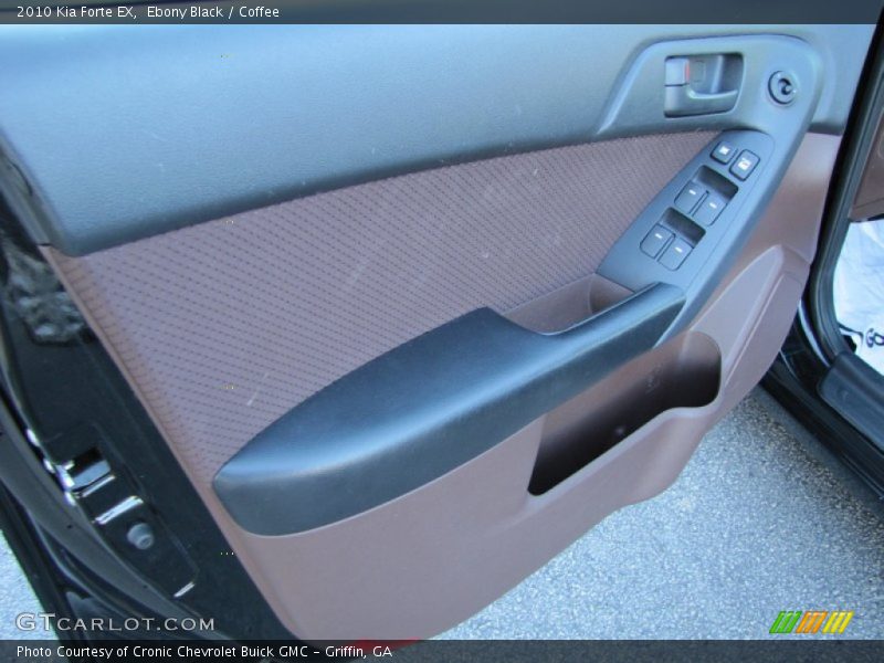 Ebony Black / Coffee 2010 Kia Forte EX