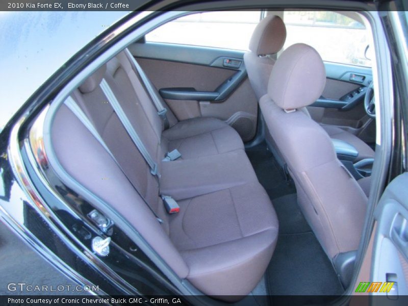 Ebony Black / Coffee 2010 Kia Forte EX
