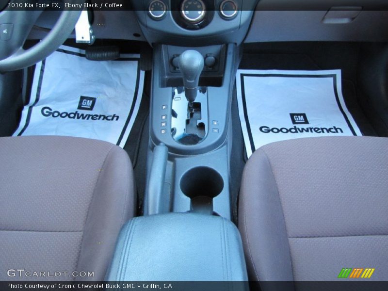 Ebony Black / Coffee 2010 Kia Forte EX