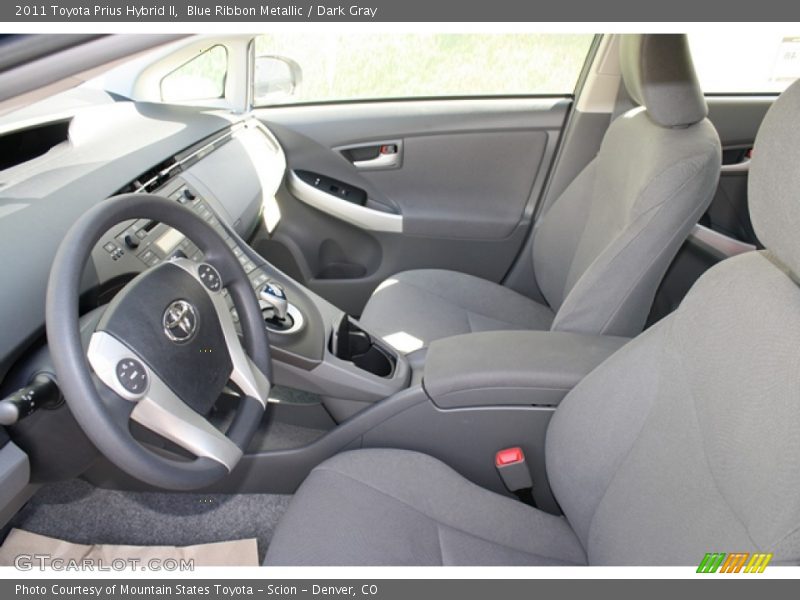 Blue Ribbon Metallic / Dark Gray 2011 Toyota Prius Hybrid II