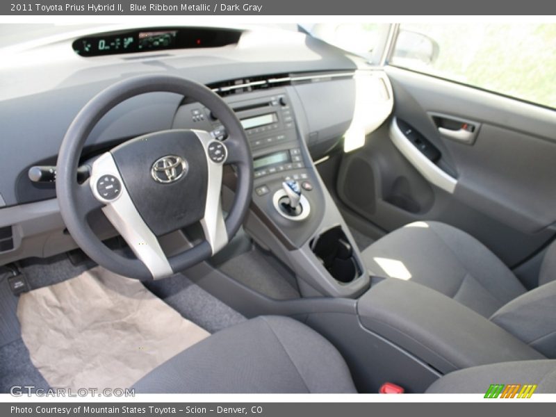 Blue Ribbon Metallic / Dark Gray 2011 Toyota Prius Hybrid II