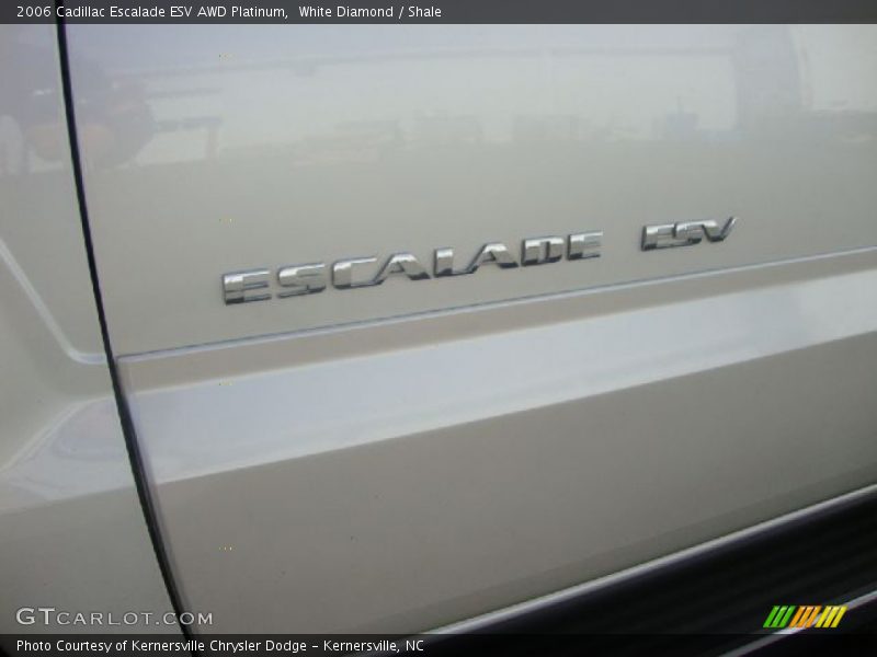 White Diamond / Shale 2006 Cadillac Escalade ESV AWD Platinum
