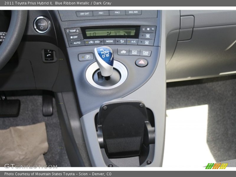 Blue Ribbon Metallic / Dark Gray 2011 Toyota Prius Hybrid II