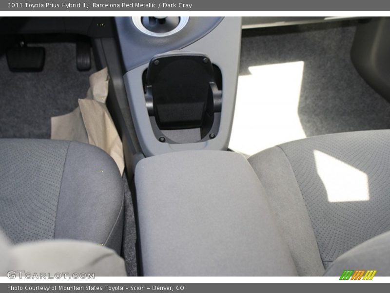 Barcelona Red Metallic / Dark Gray 2011 Toyota Prius Hybrid III