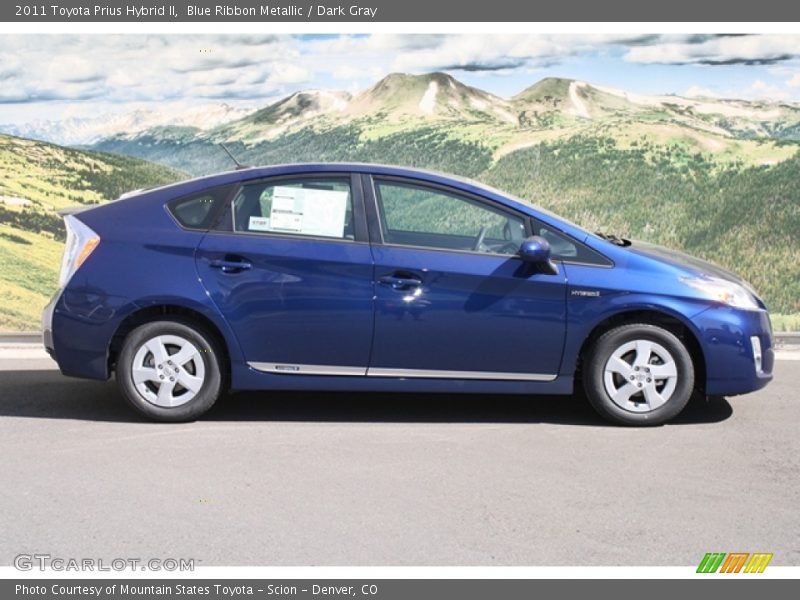 Blue Ribbon Metallic / Dark Gray 2011 Toyota Prius Hybrid II