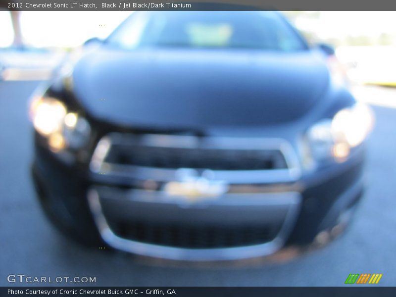 Black / Jet Black/Dark Titanium 2012 Chevrolet Sonic LT Hatch