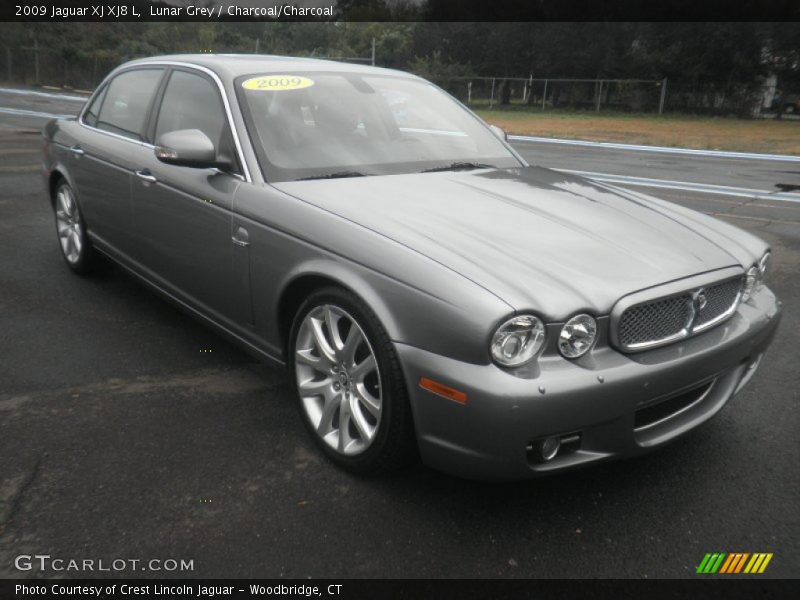 Lunar Grey / Charcoal/Charcoal 2009 Jaguar XJ XJ8 L